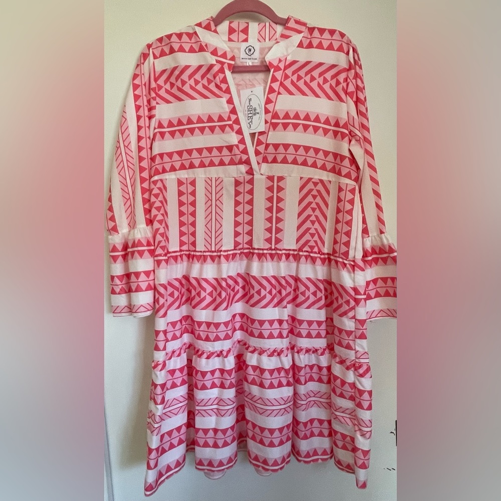 Arthur Jane Claire Tiered Mini Dress